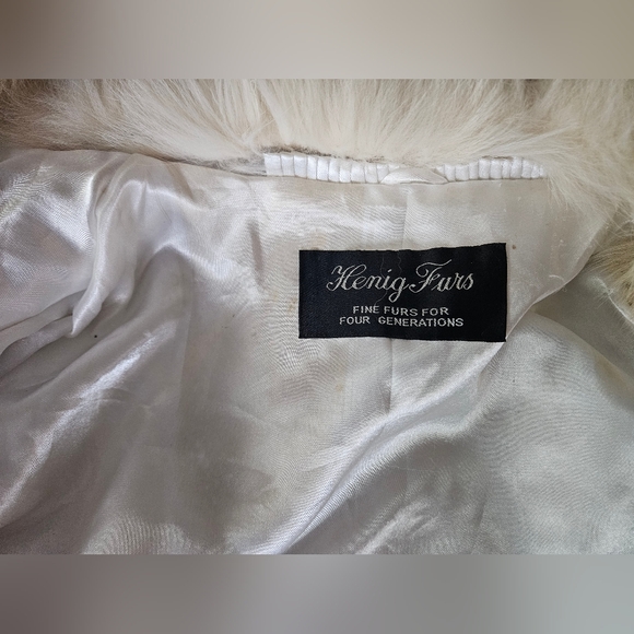 Vintage Cream Fur Jacket - Picture 5 of 8